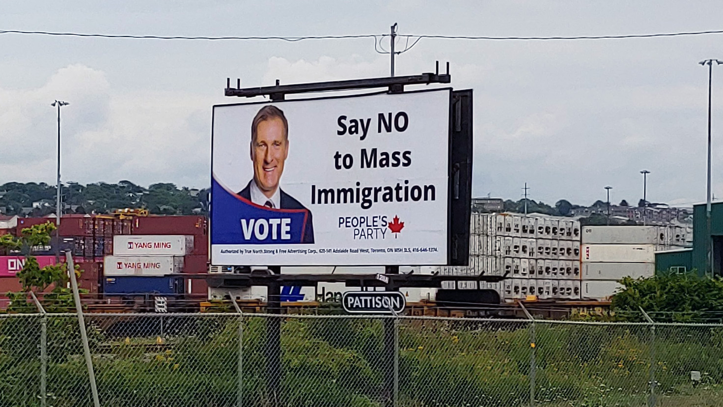 Most Canadians Don T Agree With Bernier S Billboard Message Expert