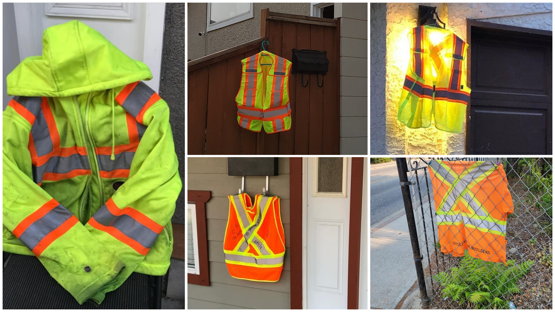 Kelowna crane collapse victims honoured with highvisibility vests