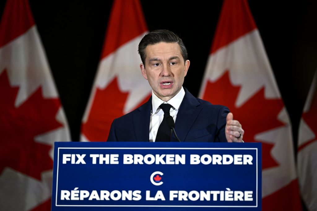 Poilievre calls for asylum seeker cap, border plan as U.S. tariff threat looms