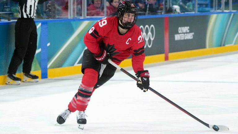 Canada’s Marie-Philip Poulin breaks Olympic goal-scoring record