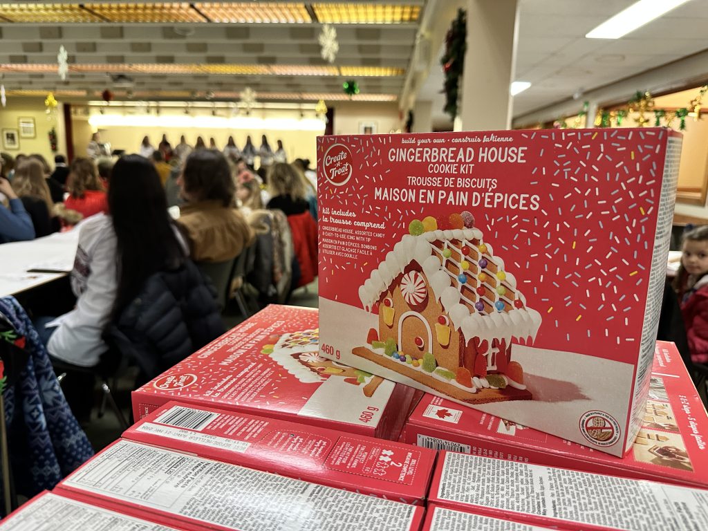 Children built gingerbread houses as a way to connect with Canadian culture. (Joanne Roberts/CITYNEWS)