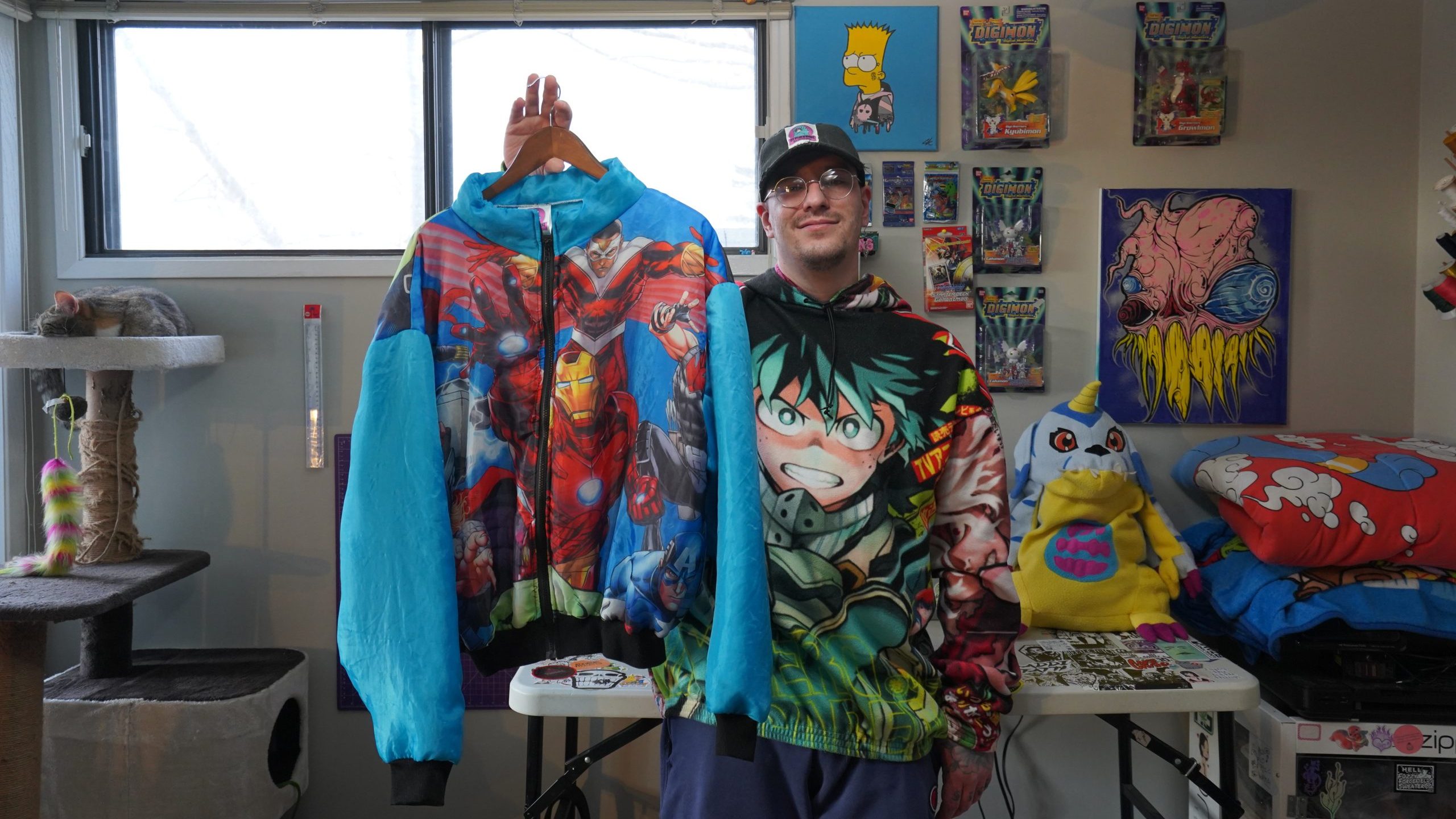 Winnipeg man upcycles vintage pieces into wearable '90s nostalgia