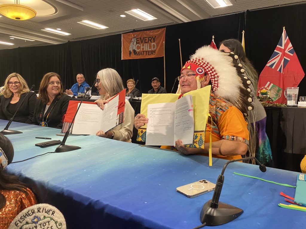 Peguis First Nation to sign child-welfare agreement with feds, province