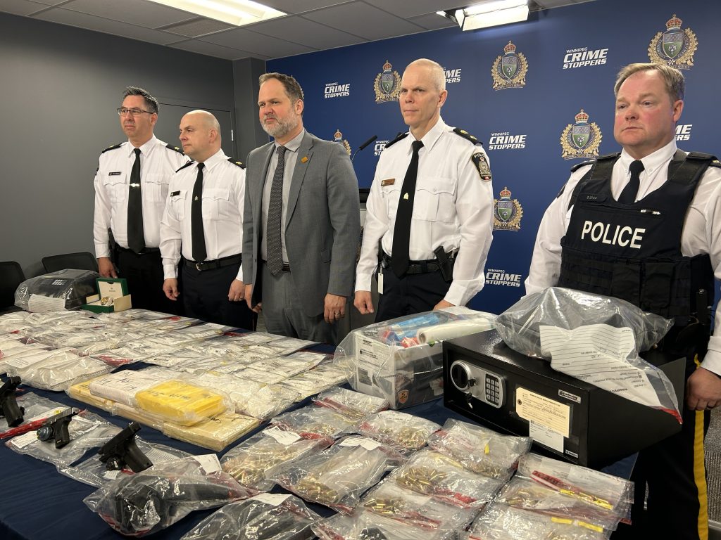 Police crack down on ‘sophisticated’ Toronto organized crime group allegedly trafficking drugs, guns into Manitoba