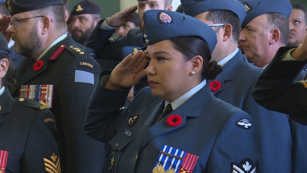 Hundreds gather for Indigenous Veterans Day in Winnipeg