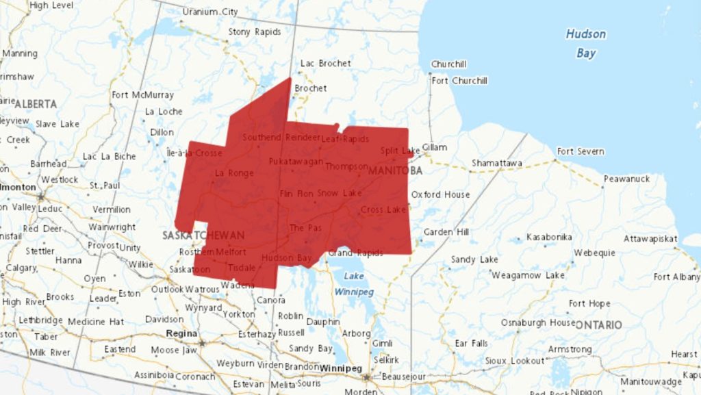 Parts of Manitoba under snowfall warning