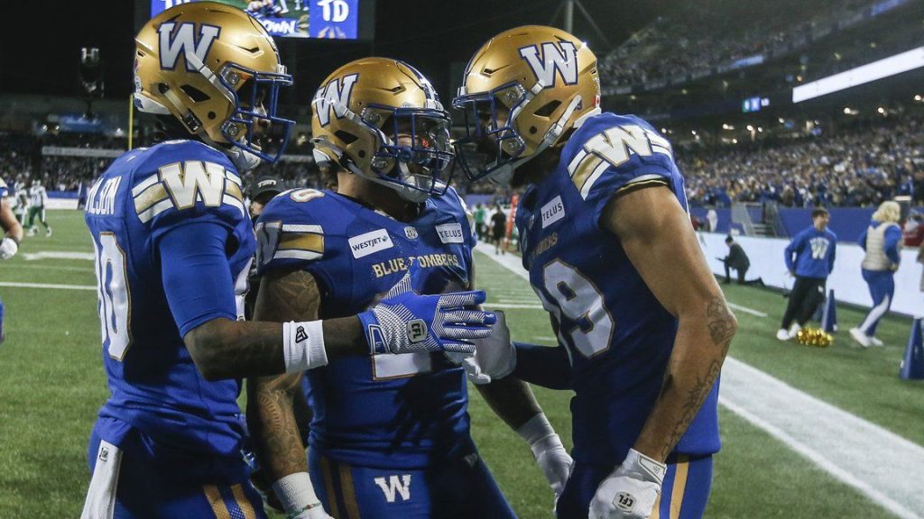 Blue Bombers defeat Roughriders to advance to 5th straight Grey Cup