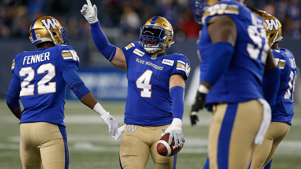 Blue Bombers win CFL West final by beating B.C. Lions 28-20