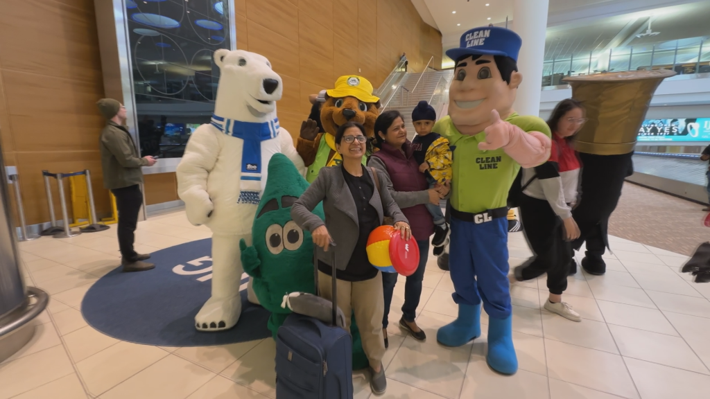 Mascots welcome guests to Winnipeg ahead of Mascot Madness