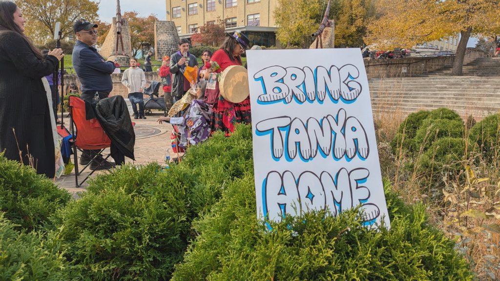 Dozens march the streets of Winnipeg in honour of Tanya Nepinak