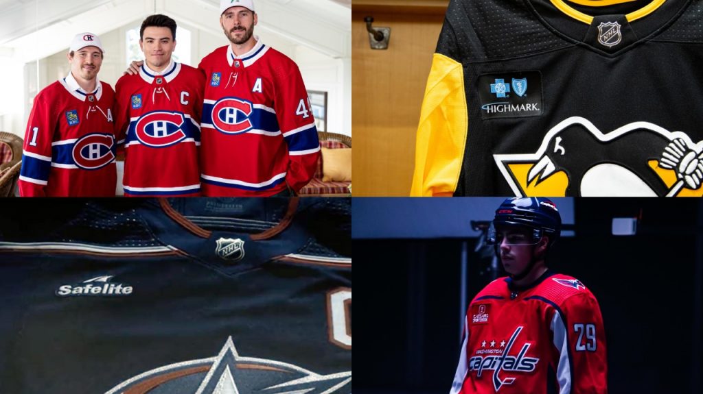 Looks like were getting ads on jerseys and helmets this year on top of high  res jerseys for all teams : r/EA_NHL