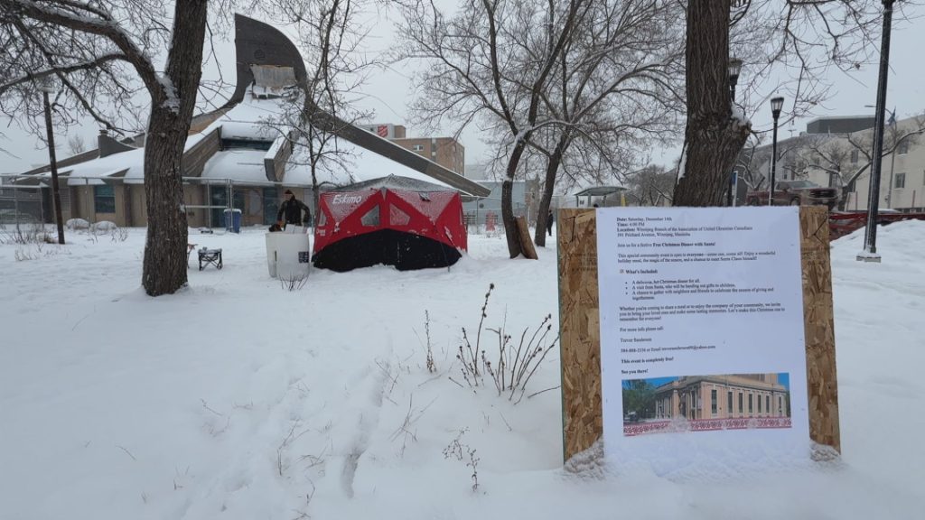 Veteran braving Winnipeg winter to help others in city